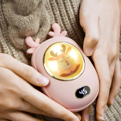 Portable Hand Warmer And Power Bank 10000mAh With Adjustable Heat