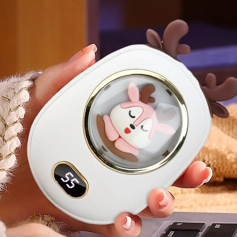 Portable Hand Warmer And Power Bank 10000mAh With Adjustable Heat
