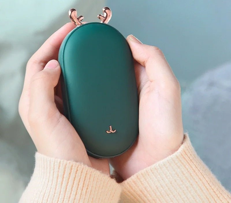 Portable Hand Warmer And Power Bank 10000mAh With Adjustable Heat