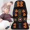 Portable Heated Vibrating Back Massager Chair Pad For Home Office Car