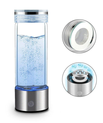 Portable Hydrogen Water Bottle With Alkaline Ionizer And Antioxidant Benefits