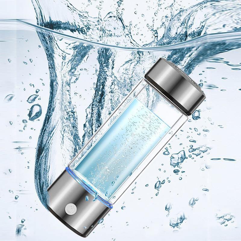 Portable Hydrogen Water Bottle With Alkaline Ionizer And Antioxidant Benefits