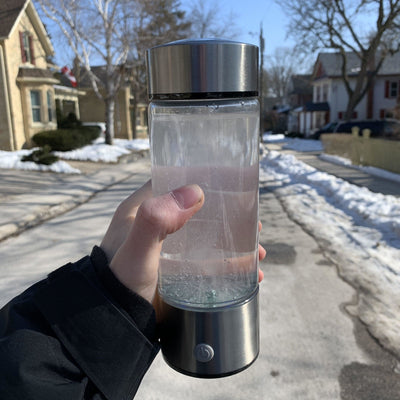 Portable Hydrogen Water Bottle With Alkaline Ionizer And Antioxidant Benefits