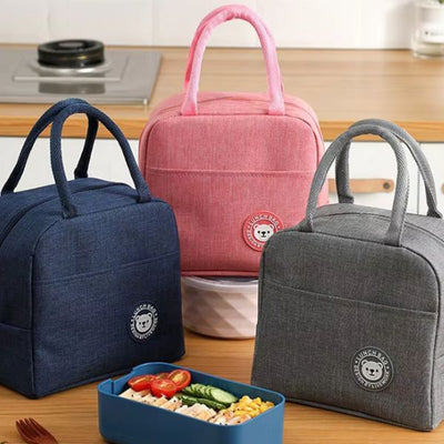 Insulated Bento Bag Waterproof Lunch Tote For Work School