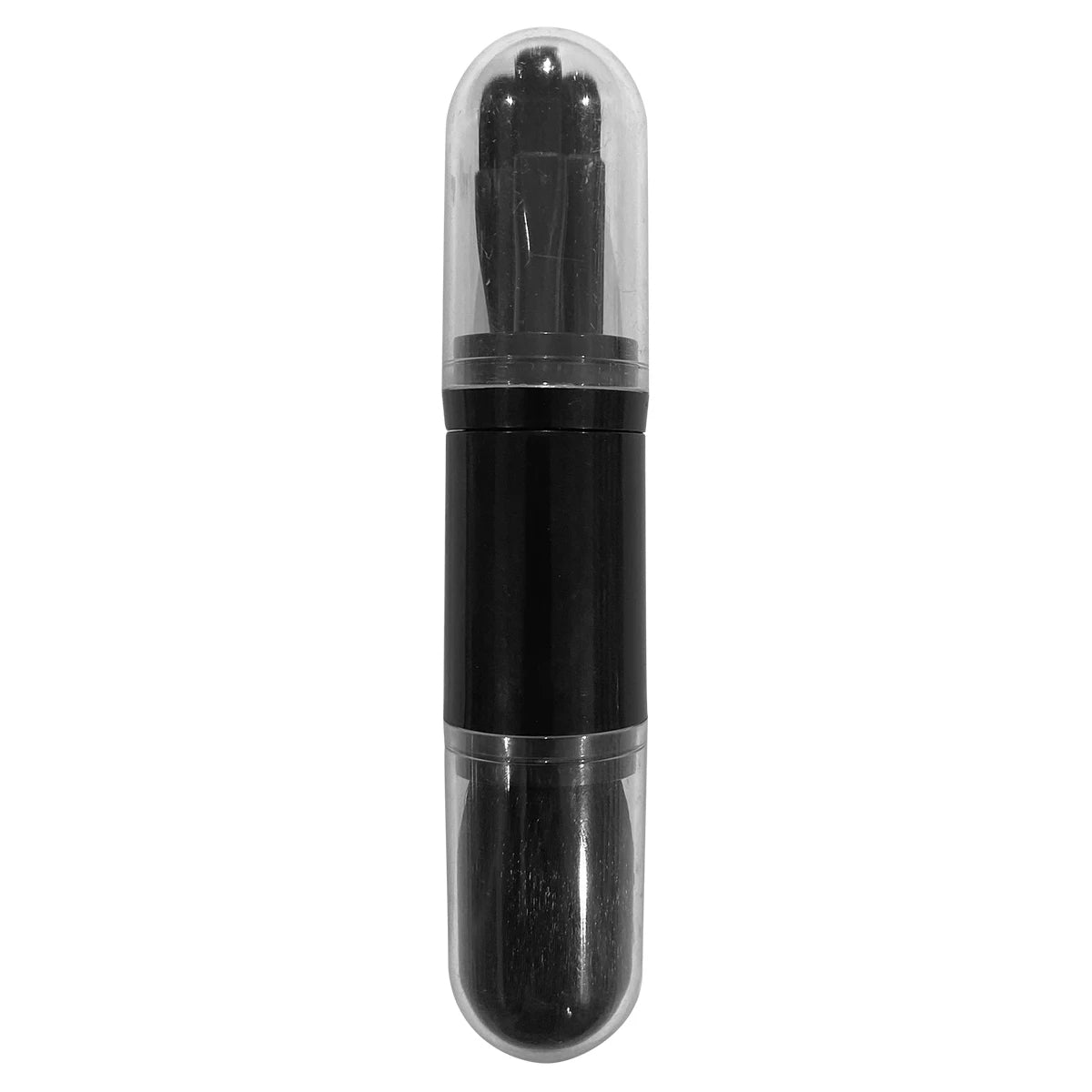 Portable Makeup Brush Set Retractable Kabuki And Compact Eye Brushes