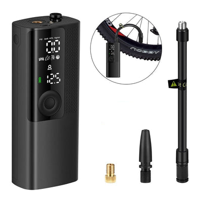 Portable Bike Air Pump Electric Mini Inflator Compact Design