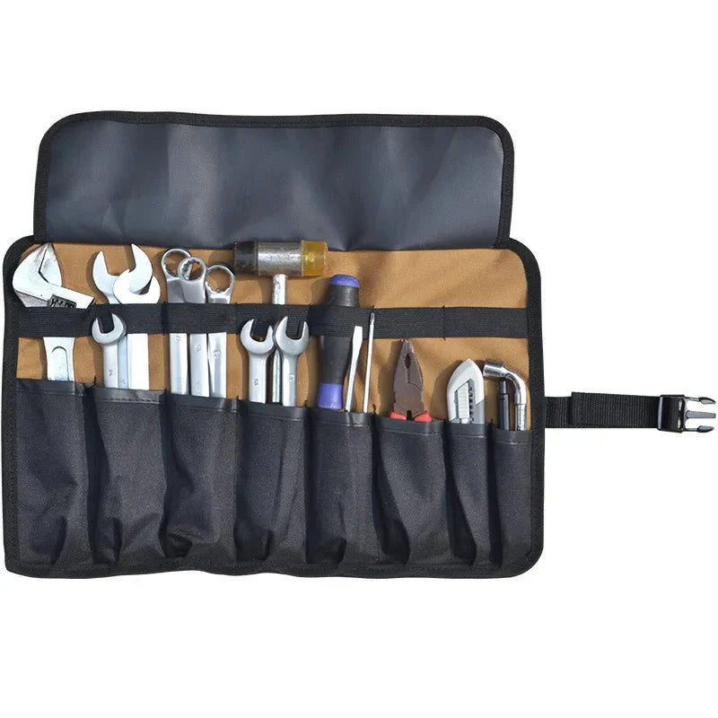 Portable Tool Roll Bag Heavy Duty Foldable Oxford Cloth Organizer