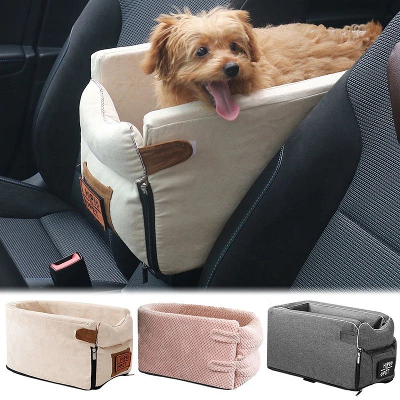 Portable Pet Travel Bed Car Seat Cover And Cozy Carrier Bag For Small Dogs