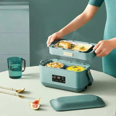 Portable Electric Lunch Box Insulated Self Heating Multifunctional