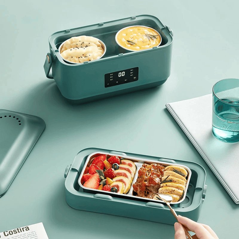 Portable Electric Lunch Box Insulated Self Heating Multifunctional