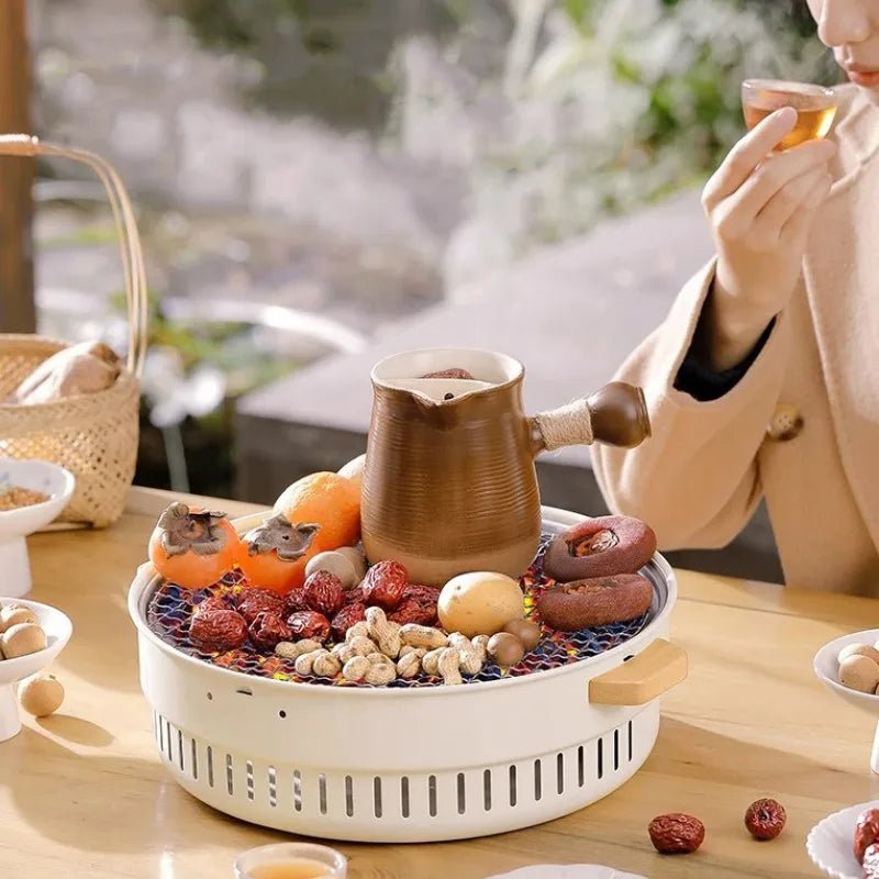 Portable Smokeless Charcoal BBQ Grill For Outdoor Camping And Picnics