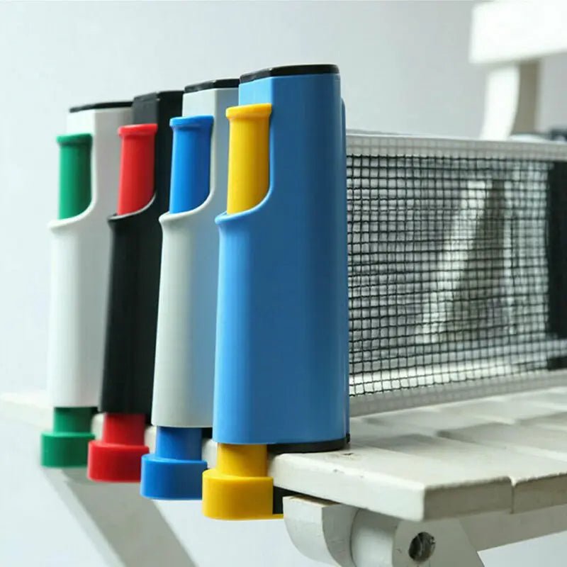 Portable Table Tennis Set With Retractable Net For Easy Play