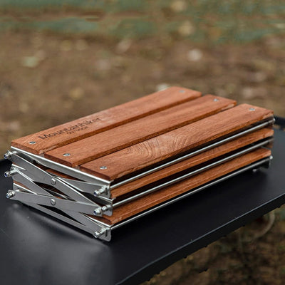 Portable Outdoor Camping Rack Three-tier Folding Table For Activities
