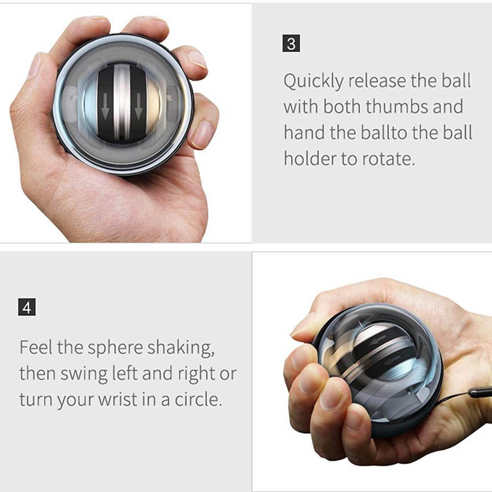 Powerball Wrist Trainer LED Gyroscope For Arm And Hand Strengthening