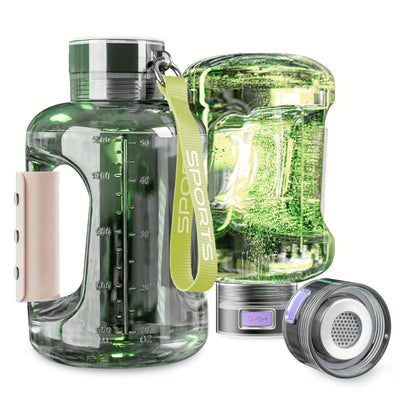 Hydrogen Water Bottle 1.5L Portable Leakproof Advanced SPE PEM Technology