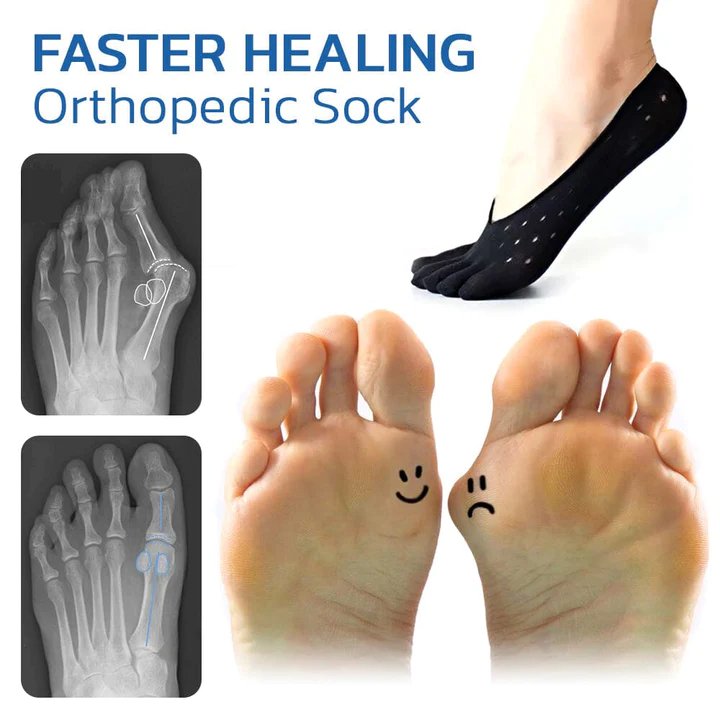 Pro Joint Anti Bunion Socks Cotton Five Finger Low Cut Mesh