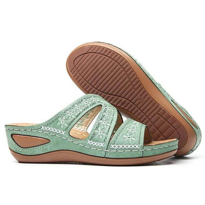 Orthopaedic Slip-On Sandals With Thick Platform For Comfort
