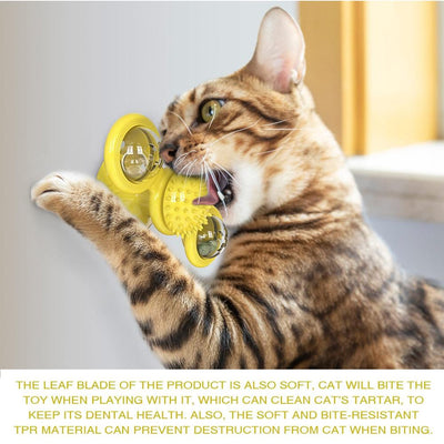 Cat Interactive Toy Whirling LED Balls For Energetic Play