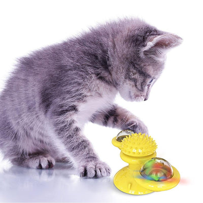 Cat Interactive Toy Whirling LED Balls For Energetic Play