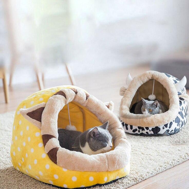 Unicorn Pet Bed Soft Cozy Plush Small Medium Large Sizes