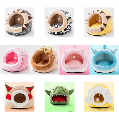 Unicorn Pet Bed Soft Cozy Plush Small Medium Large Sizes