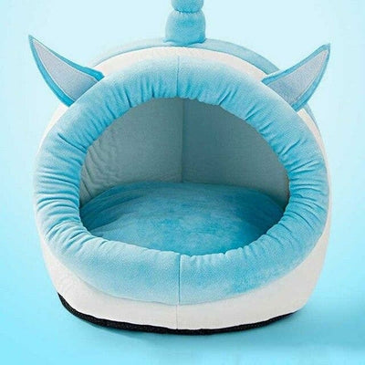 Unicorn Pet Bed Soft Cozy Plush Small Medium Large Sizes