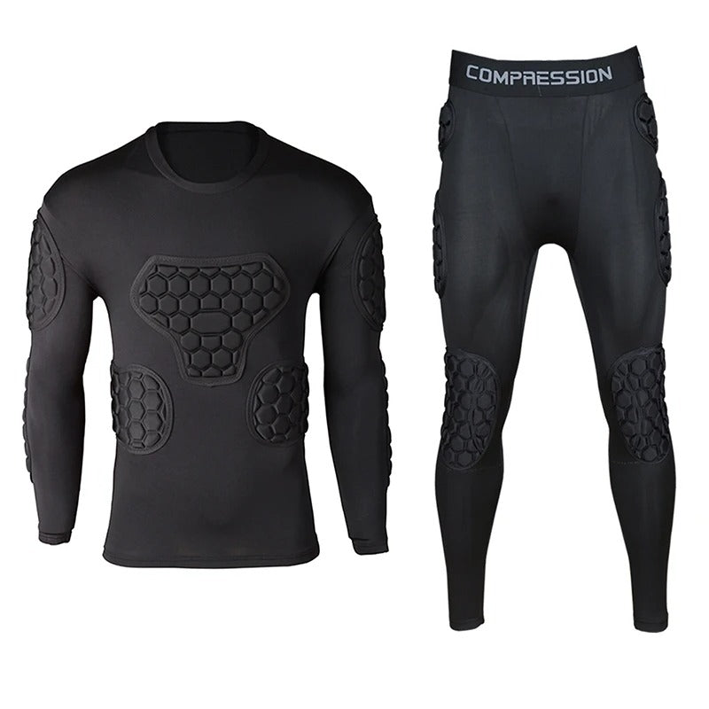 Goal Keeper Armor Uniform Foam Pad Jersey And Pants For Football