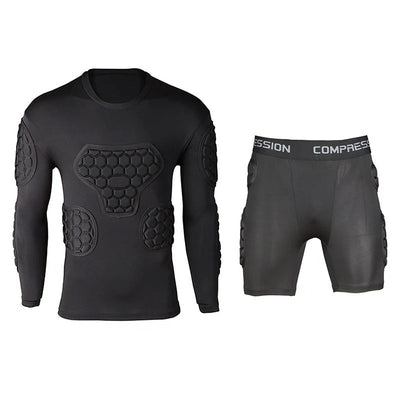 Goal Keeper Armor Uniform Foam Pad Jersey And Pants For Football