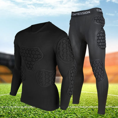 Goal Keeper Armor Uniform Foam Pad Jersey And Pants For Football