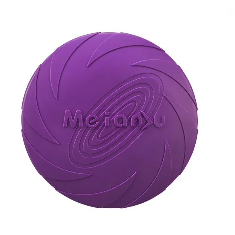 Silicone Dog Frisbee Interactive Flying Disc For Puppy Training Outdoor Play