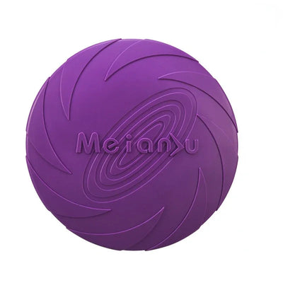 Silicone Dog Frisbee Interactive Flying Disc For Puppy Training Outdoor Play