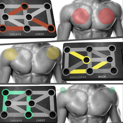 Push Up Board 9-in-1 Fitness Body Building Workout Station