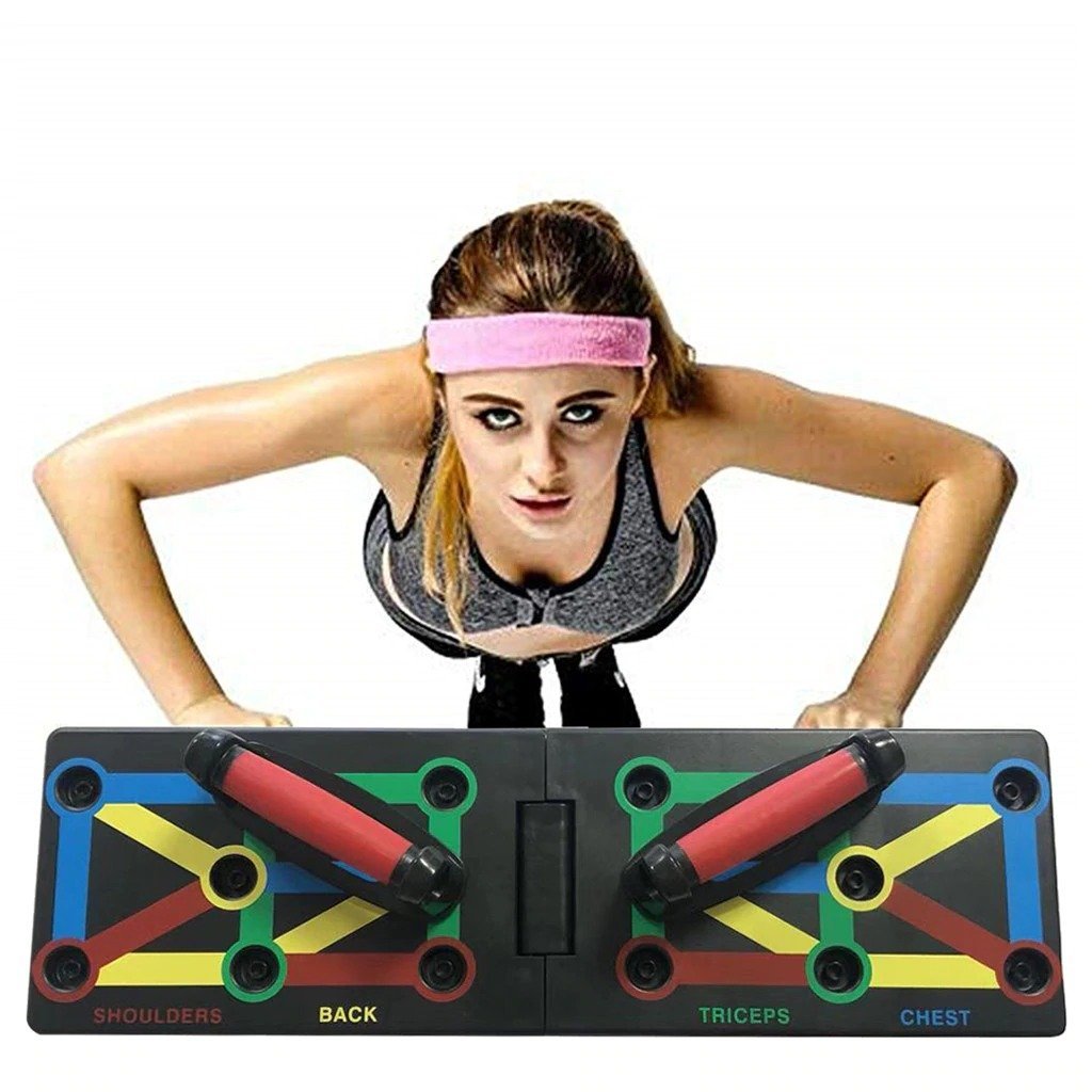 Push Up Board 9-in-1 Fitness Body Building Workout Station