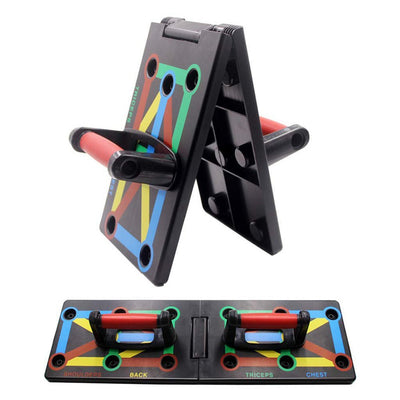 Push Up Board 9-in-1 Fitness Body Building Workout Station