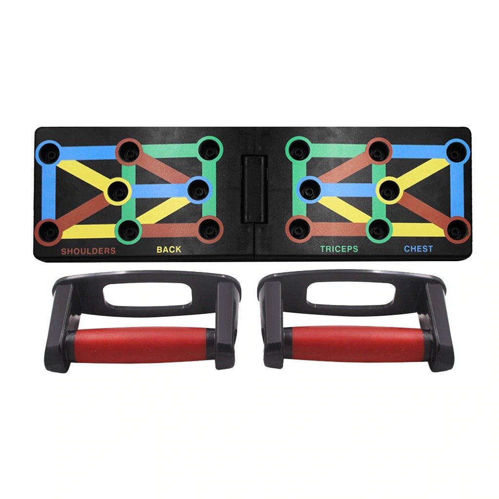 Push Up Board 9-in-1 Fitness Body Building Workout Station
