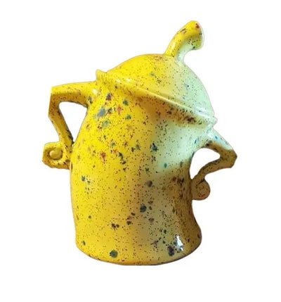 Quirky Attitude Jar Hipster Style Resin Canister For Candy Storage