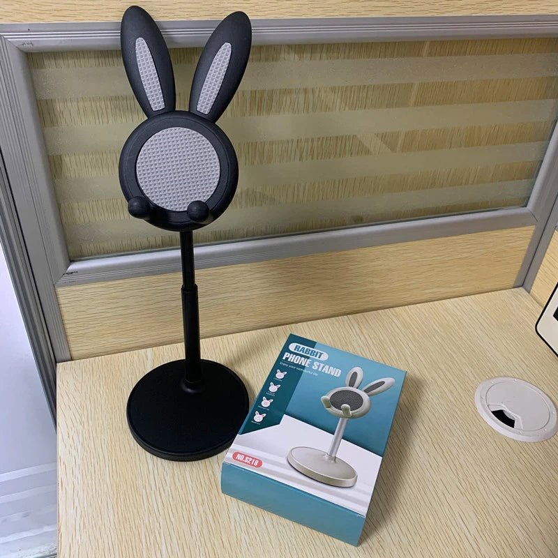 Rabbit Phone Holder Adjustable Raised Desktop Stand For Video Calls