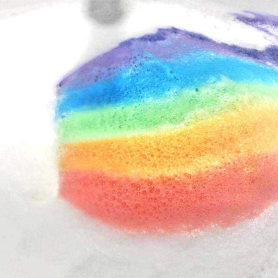 Rainbow Cloud Bath Bomb Sea Salt Handmade Natural Relaxing Bath