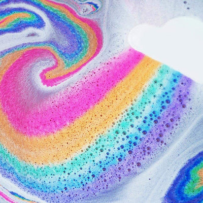 Rainbow Cloud Bath Bomb Sea Salt Handmade Natural Relaxing Bath