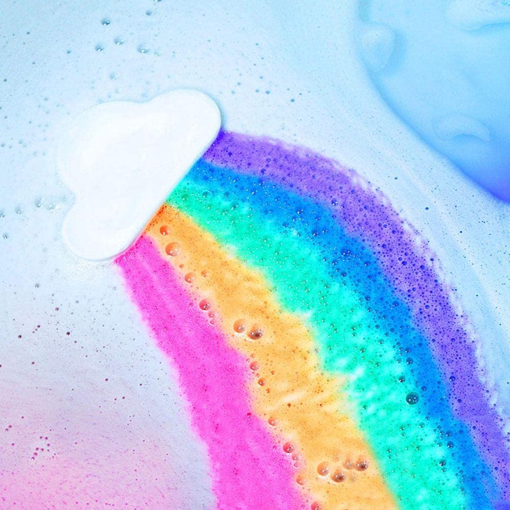 Rainbow Cloud Bath Bomb Sea Salt Handmade Natural Relaxing Bath