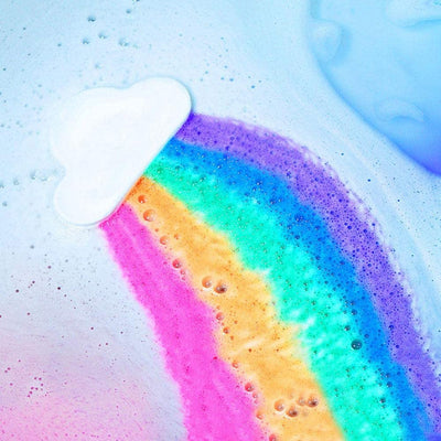 Rainbow Cloud Bath Bomb Sea Salt Handmade Natural Relaxing Bath