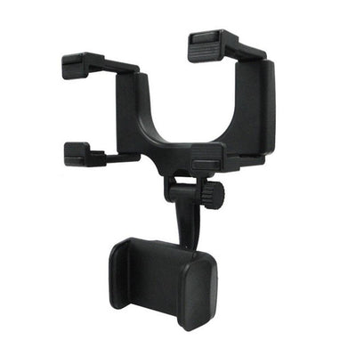 Rear View Mirror Phone Holder Universal Car Mount Grip Clamp