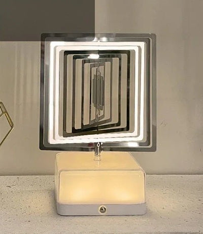 Rechargeable 16-Color 3D Rotating Night Light With App Control