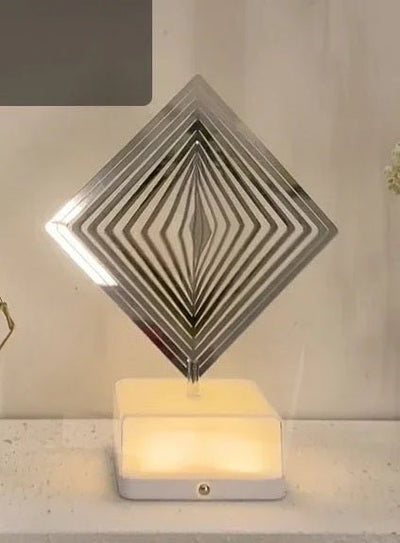 Rechargeable 16-Color 3D Rotating Night Light With App Control