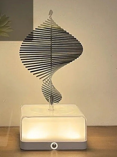 Rechargeable 16-Color 3D Rotating Night Light With App Control