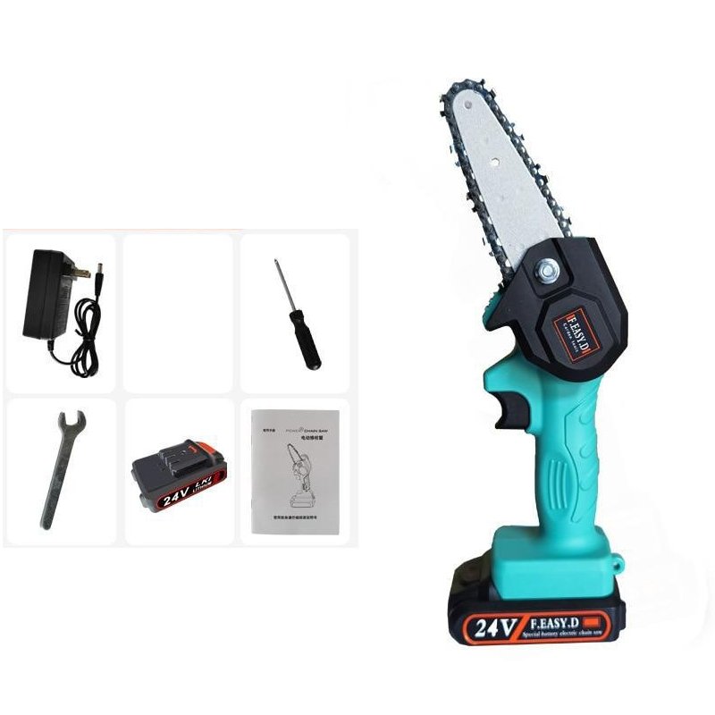 Mini Electric Chainsaw Portable Wood Cutting Tool Compact Design