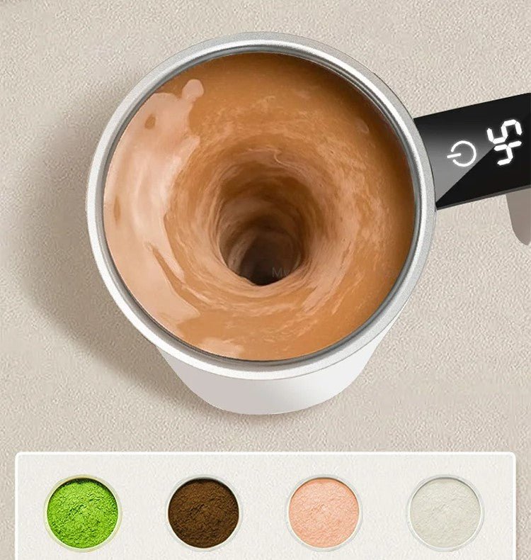 Rechargeable Self-Stirring Coffee Mug Stainless Steel Portable Mixer