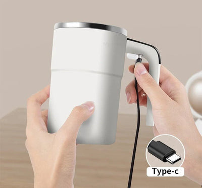 Rechargeable Self-Stirring Coffee Mug Stainless Steel Portable Mixer