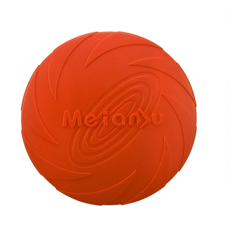 Silicone Dog Frisbee Interactive Flying Disc For Puppy Training Outdoor Play