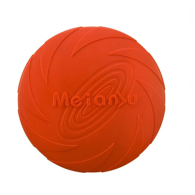 Silicone Dog Frisbee Interactive Flying Disc For Puppy Training Outdoor Play